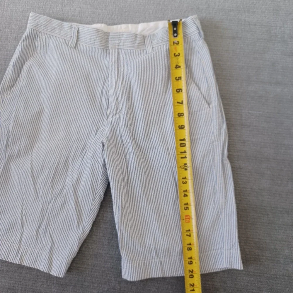 J. Crew Seersucker Shorts‎ Mens 30 Blue 10